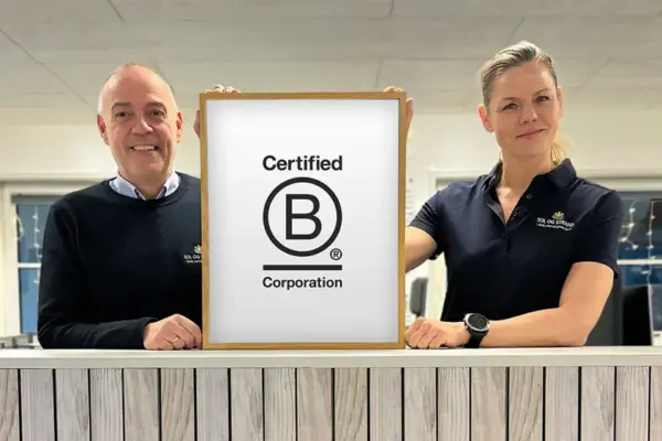 Sol og Strand certificeret med B Corp